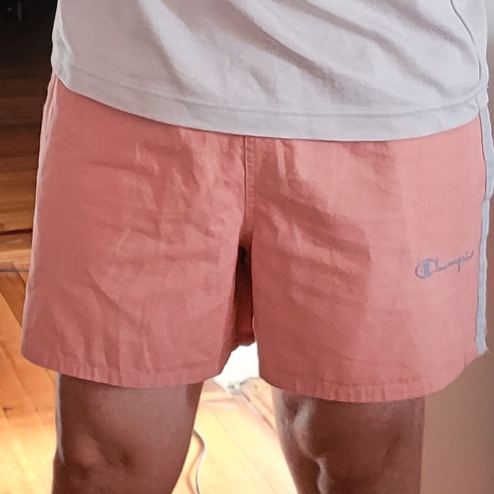 Champion 6 inch coral rally shorts